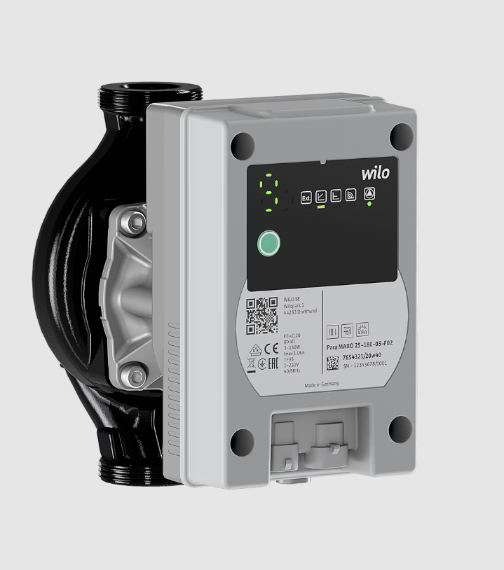 Bomba Wilo MAXO 25/8 – Especial para Climatización y Solar